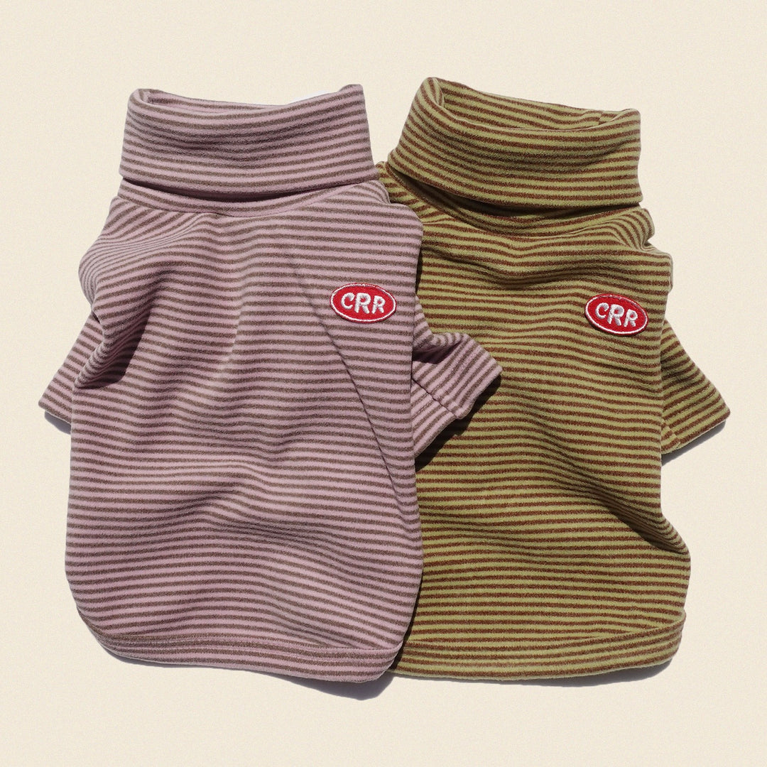 ※予約販売【CRR】Powdery Stripe Pola Tee（Avocado）