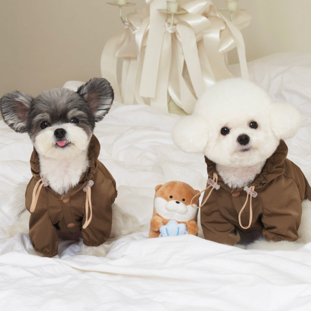 ※予約販売【meaningless】Darami Crop Wind Breaker（Brown）