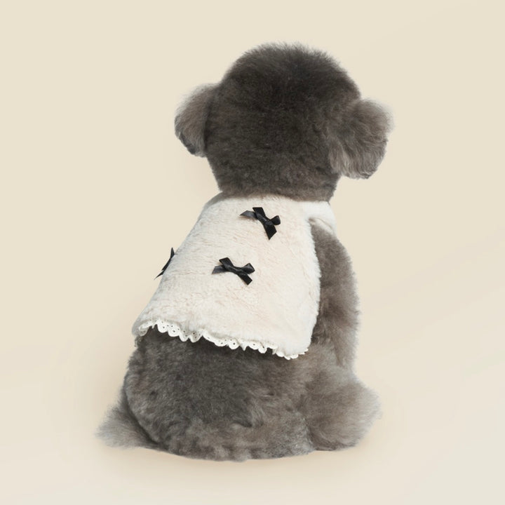 ※予約販売【meaningless】Ribbon Crop（Beige / Black）