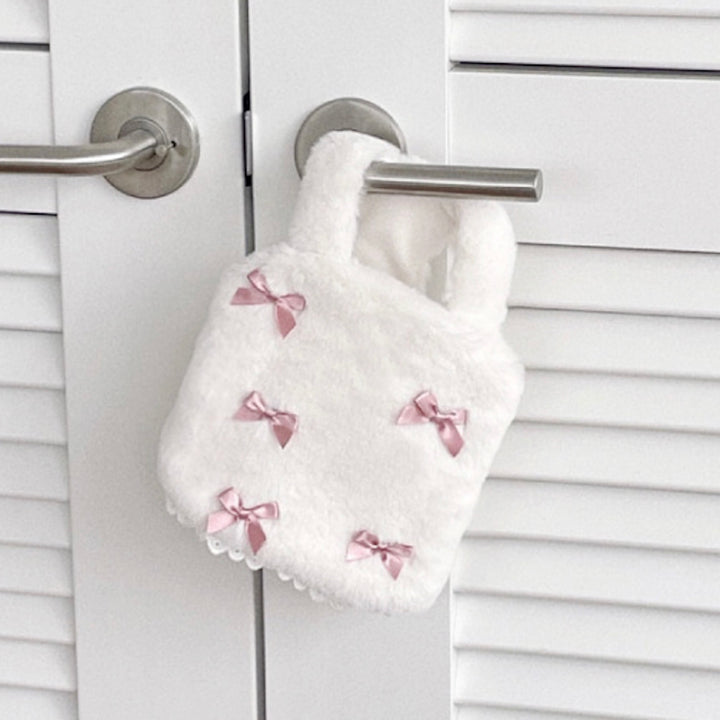 ※予約販売【meaningless】Ribbon Crop（Ivory / Pink）