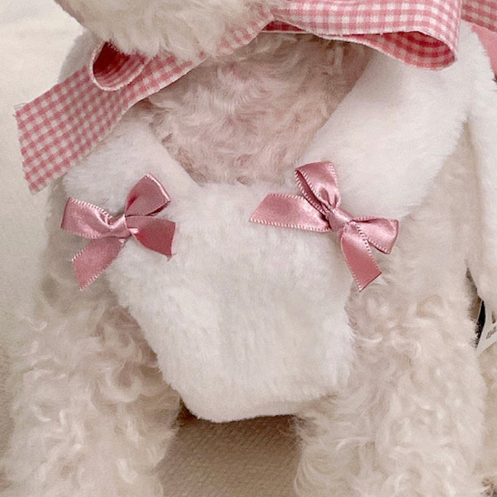 ※予約販売【meaningless】Ribbon Crop（Ivory / Pink）