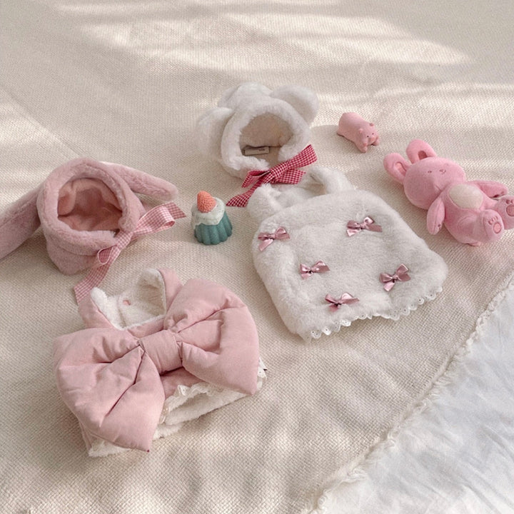 ※予約販売【meaningless】Ribbon Crop（Ivory / Pink）