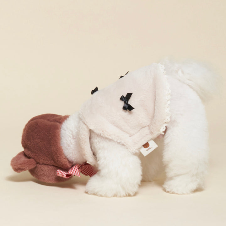 ※予約販売【meaningless】Ribbon Crop（Beige / Black）