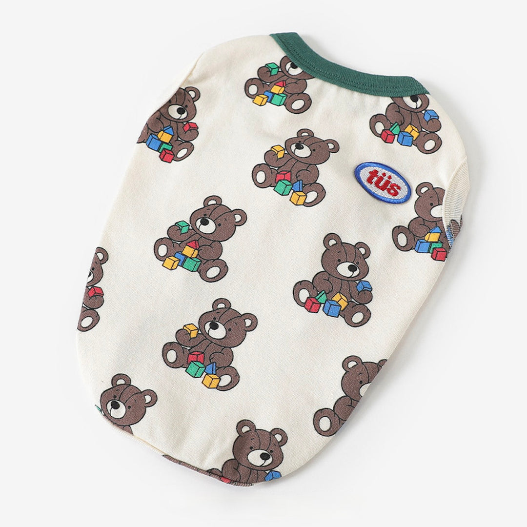 ※予約販売【TUSTUS】Block Toybear Sleeveless