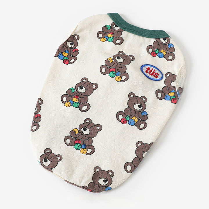 ※予約販売【TUSTUS】Block Toybear Sleeveless