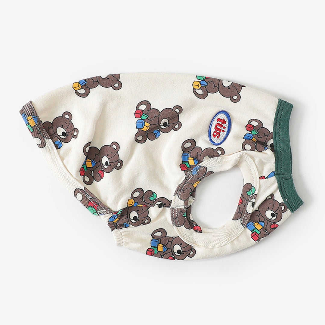※予約販売【TUSTUS】Block Toybear Sleeveless