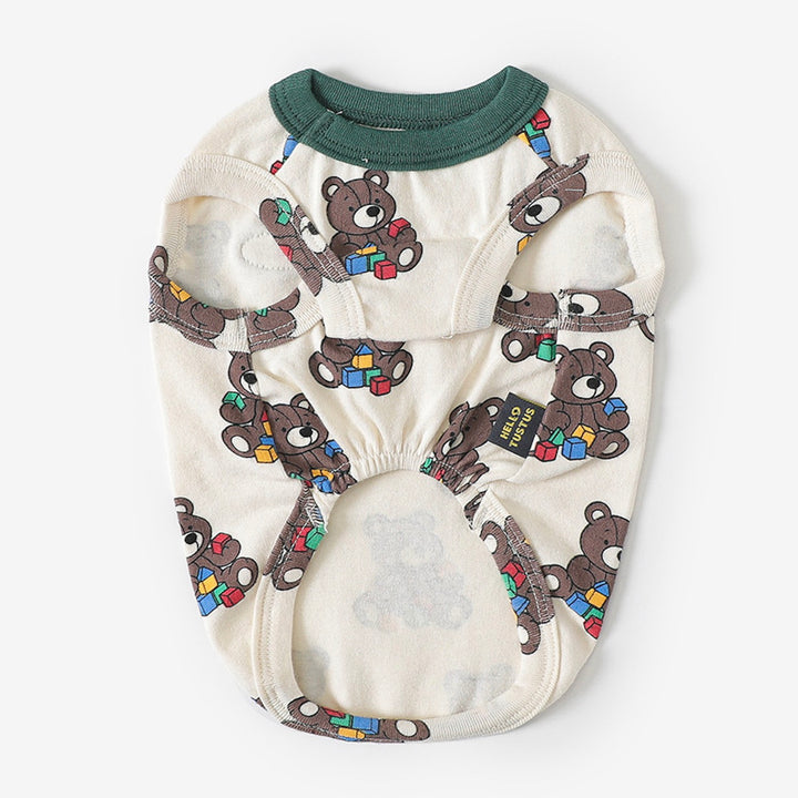 ※予約販売【TUSTUS】Block Toybear Sleeveless