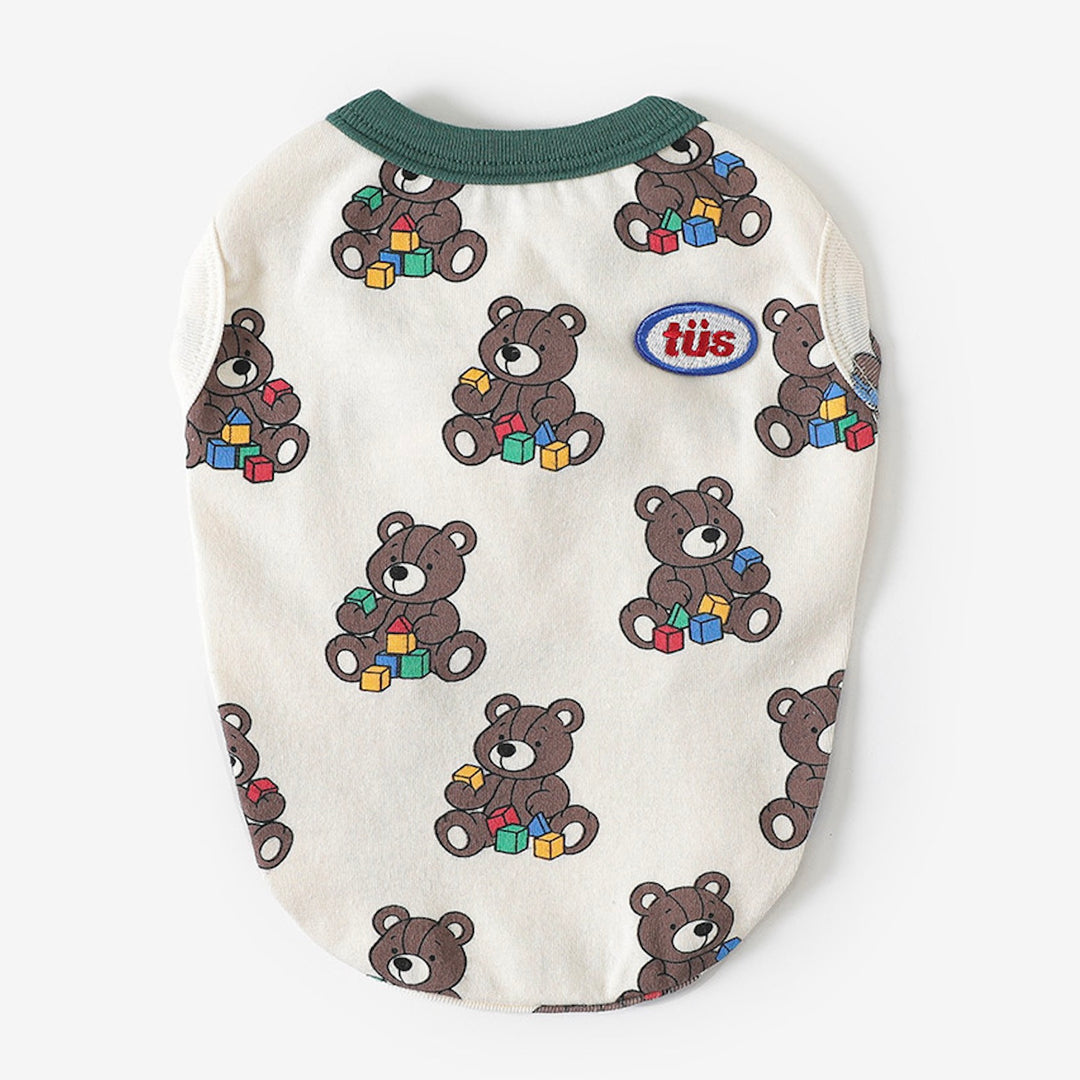 ※予約販売【TUSTUS】Block Toybear Sleeveless