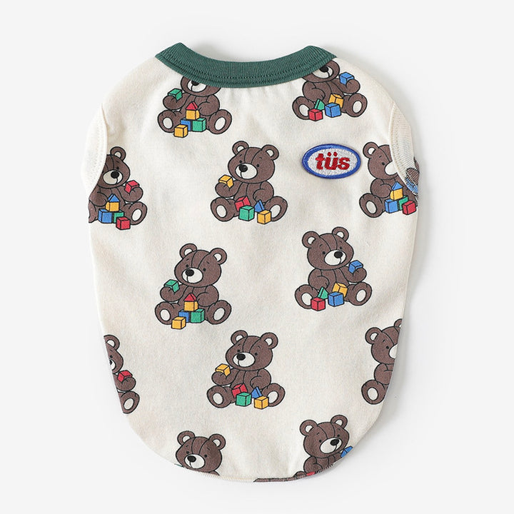 ※予約販売【TUSTUS】Block Toybear Sleeveless