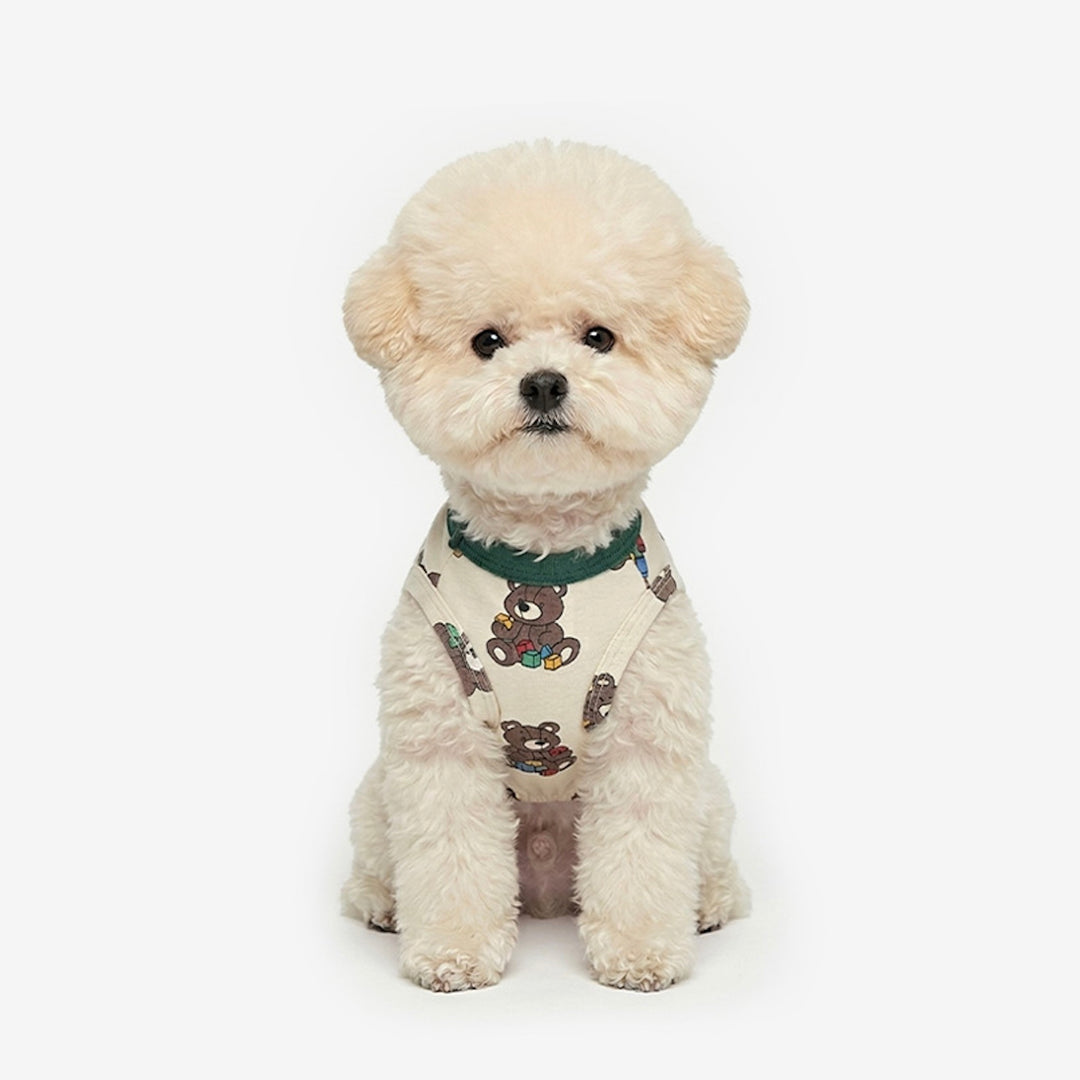 ※予約販売【TUSTUS】Block Toybear Sleeveless