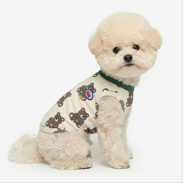 ※予約販売【TUSTUS】Block Toybear Sleeveless
