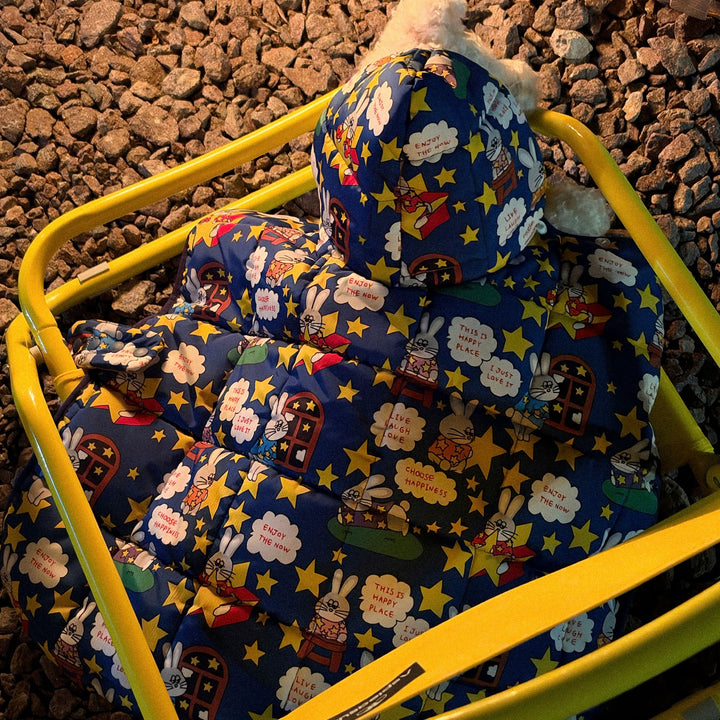 ※予約販売【CRR】Lazy Bunny Soft  Corduroy Boa Blanket