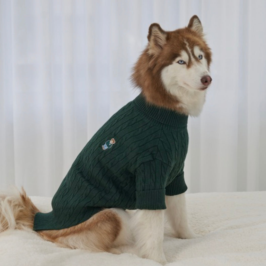 ※予約販売【Bailey】Teddy Pullover Knit（Green）