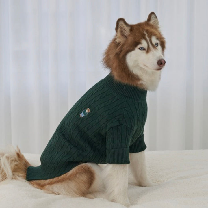 ※予約販売【Bailey】Teddy Pullover Knit（Green）