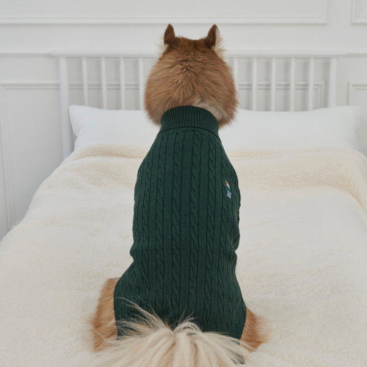 ※予約販売【Bailey】Teddy Pullover Knit（Green）