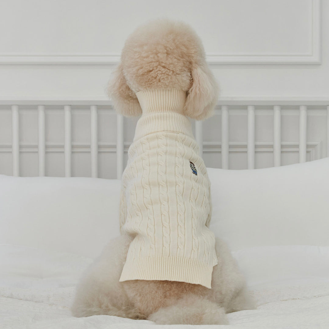 ※予約販売【Bailey】Teddy Pullover Knit（Cream）