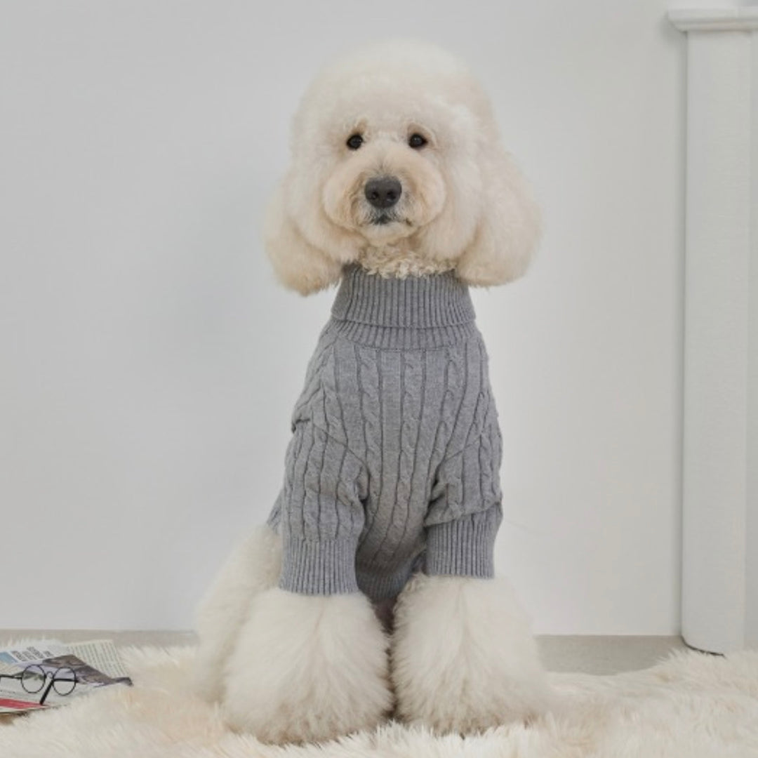 ※予約販売【Bailey】Teddy Pullover Knit（Gray）