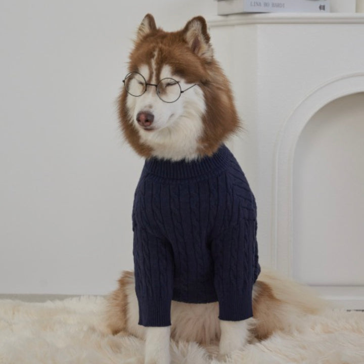 ※予約販売【Bailey】Teddy Pullover Knit（Navy）