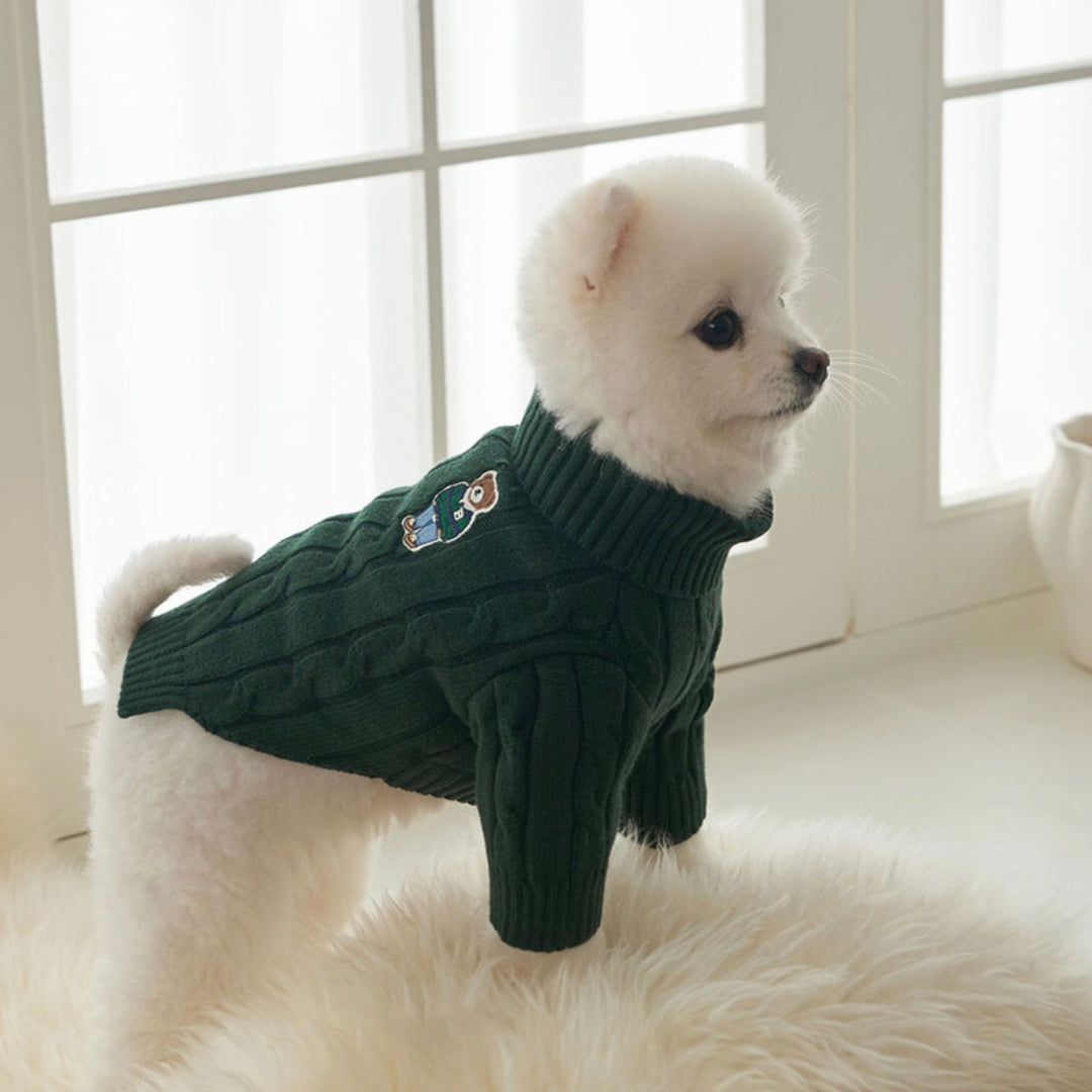 ※予約販売【Bailey】Teddy Pullover Knit（Green）