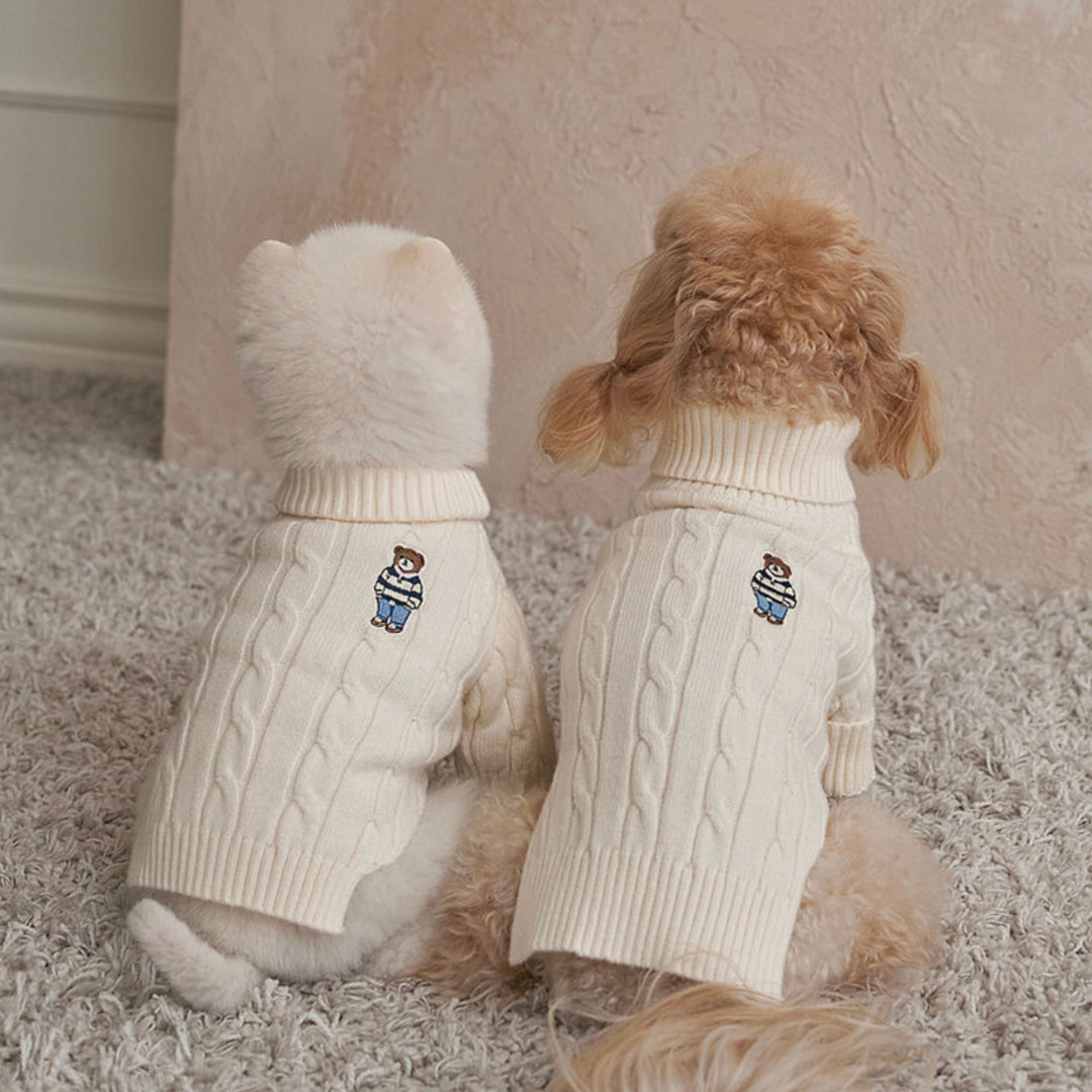 ※予約販売【Bailey】Teddy Pullover Knit（Cream）