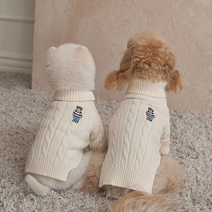 ※予約販売【Bailey】Teddy Pullover Knit（Cream）