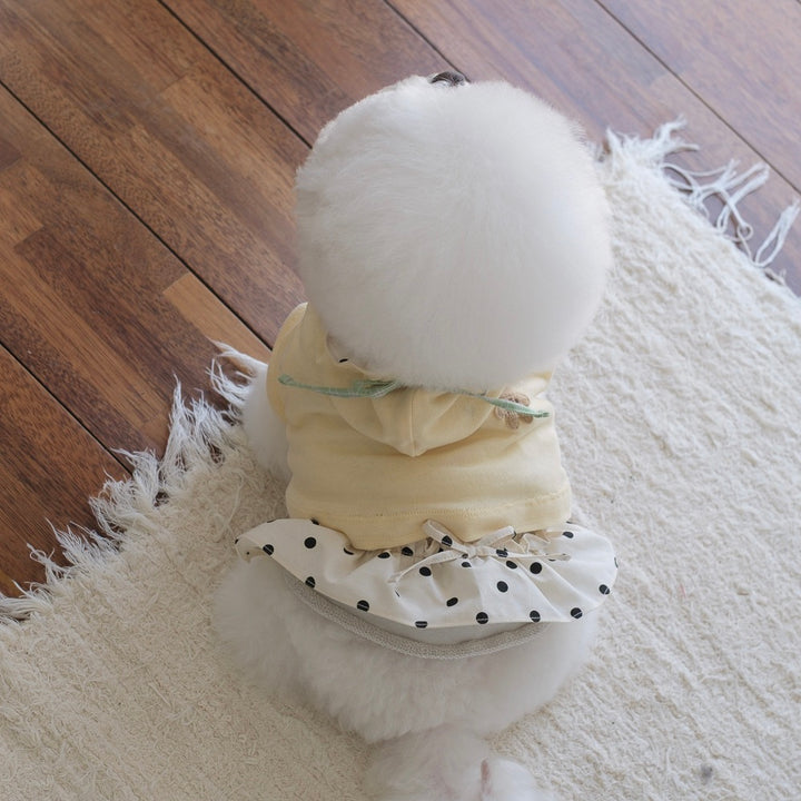※予約販売【BeBe Breath】Dot Frill Low rise Skirt