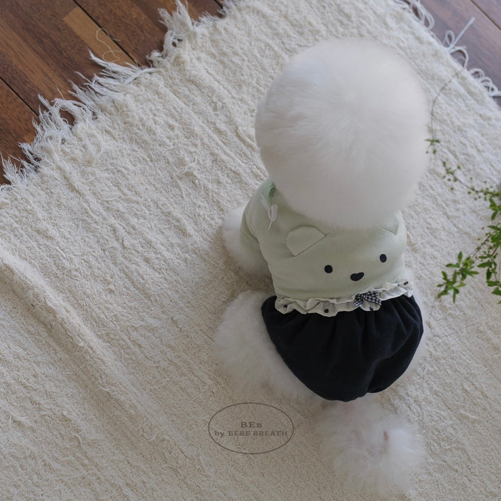 ※予約販売【BeBe Breath】Mumu Bloomer（Dot frill navy）