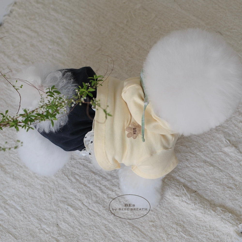 ※予約販売【BeBe Breath】Mumu Bloomer（Dot frill navy）