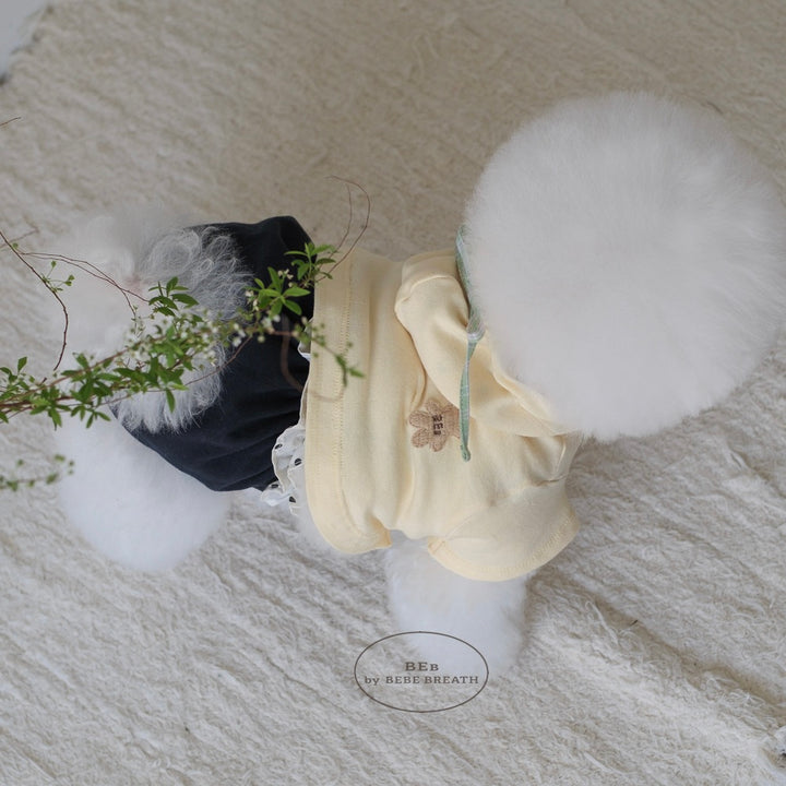 ※予約販売【BeBe Breath】Mumu Bloomer（Dot frill navy）