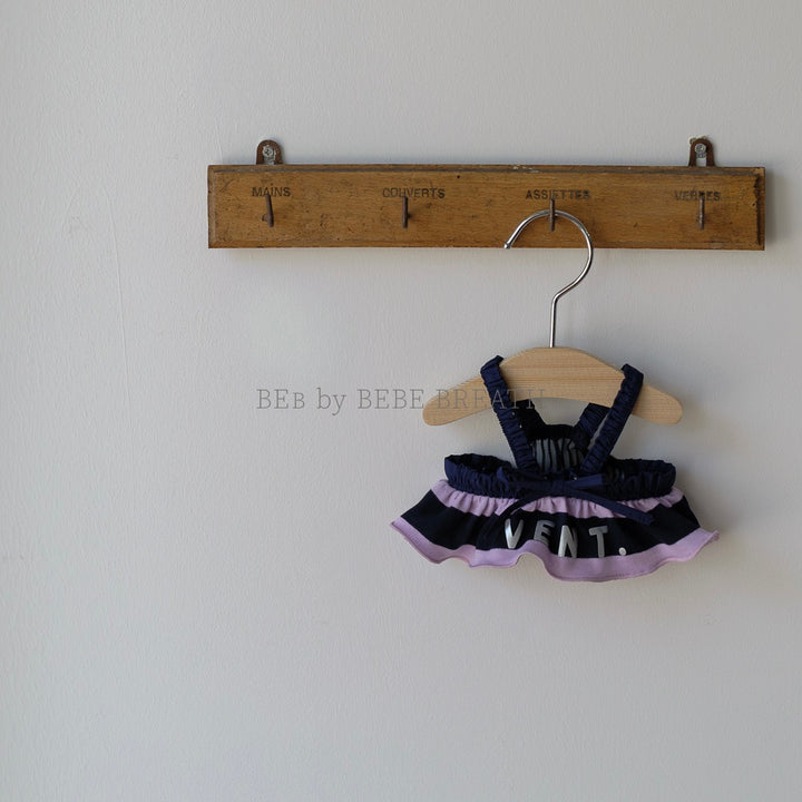 ※予約販売【BeBe Breath】Belly Cool Stripe Top