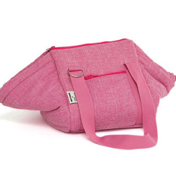 即納【noonoosoom】NOONOOSOOM × BETTERS Easy carry cozy bag（Pink）｜犬用バッグ