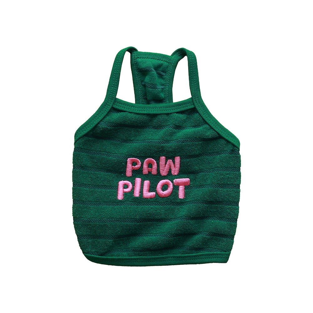 即納【noonoosoom】Paw pilot crop top（Green）