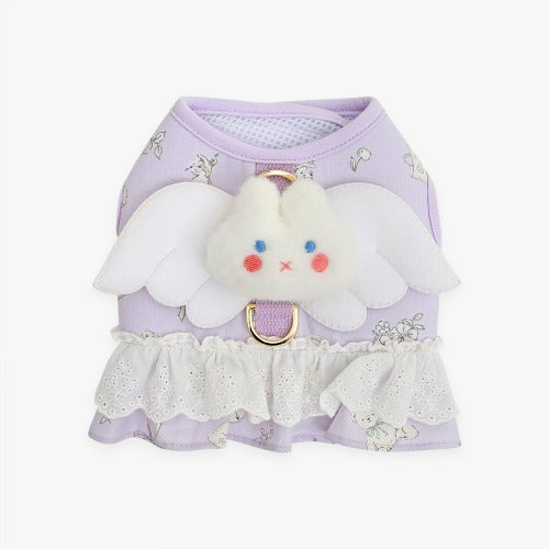 ※予約販売【ITS DOG】Petit Minyong Angel Harness (Violet)