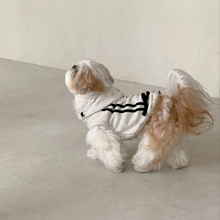 ※予約販売【DURANG RURANG】Ribbon Hoodie Jacket（Melange Gray）