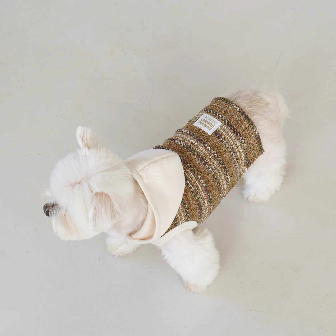 ※予約販売【DURANG RURANG】Snow Boucle Knit（Oat Meal）