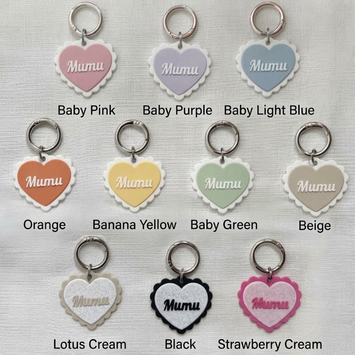 ※予約販売【studio.hoyo】Lace Heart Name Tag