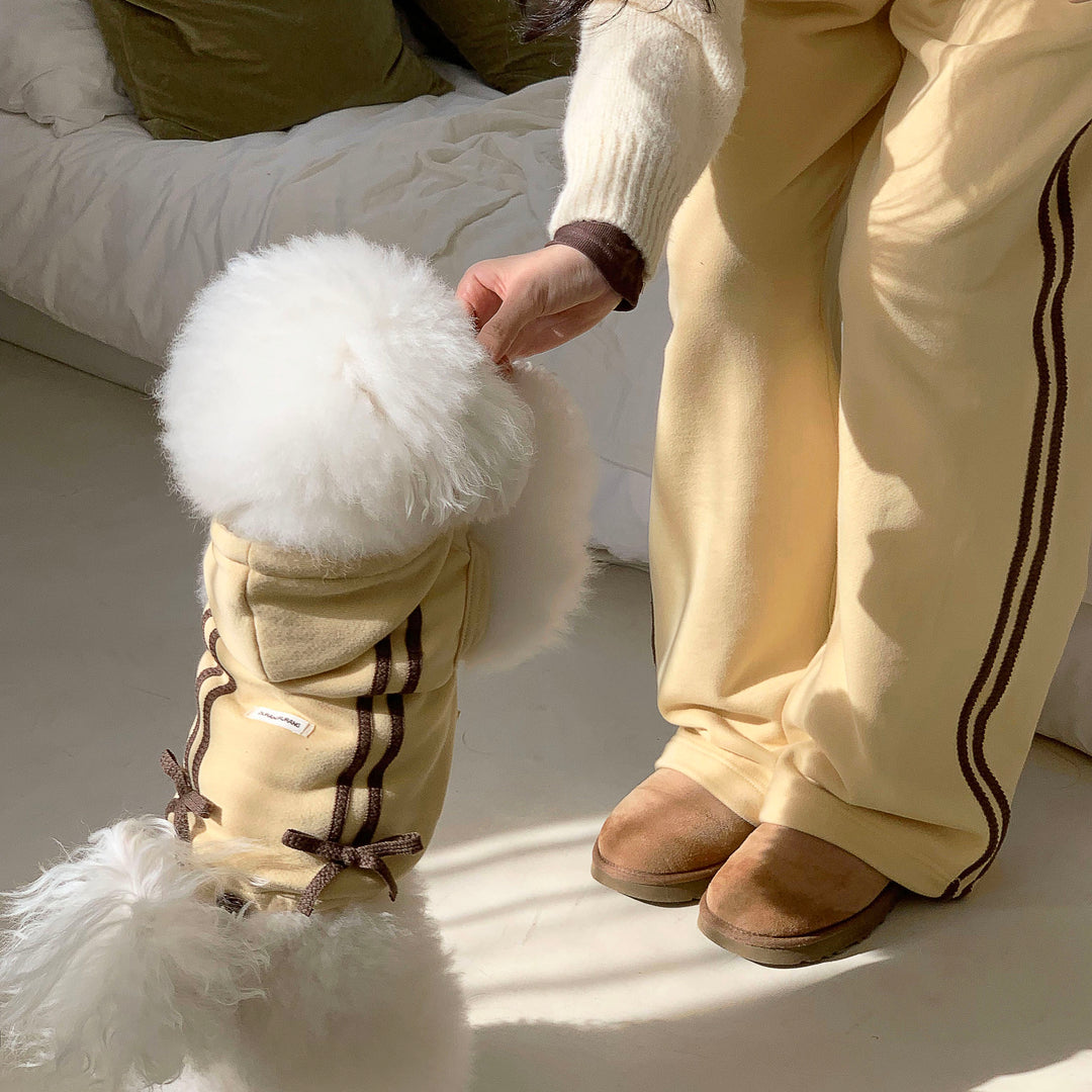 ※予約販売【DURANG RURANG】Ribbon Track Jogger Pants（4Color）