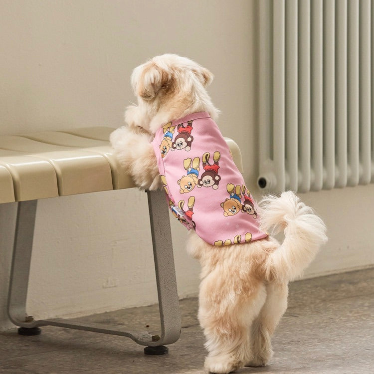 即納【andblank】Swim Buddies Bug Guard Cooling Top（Pink）