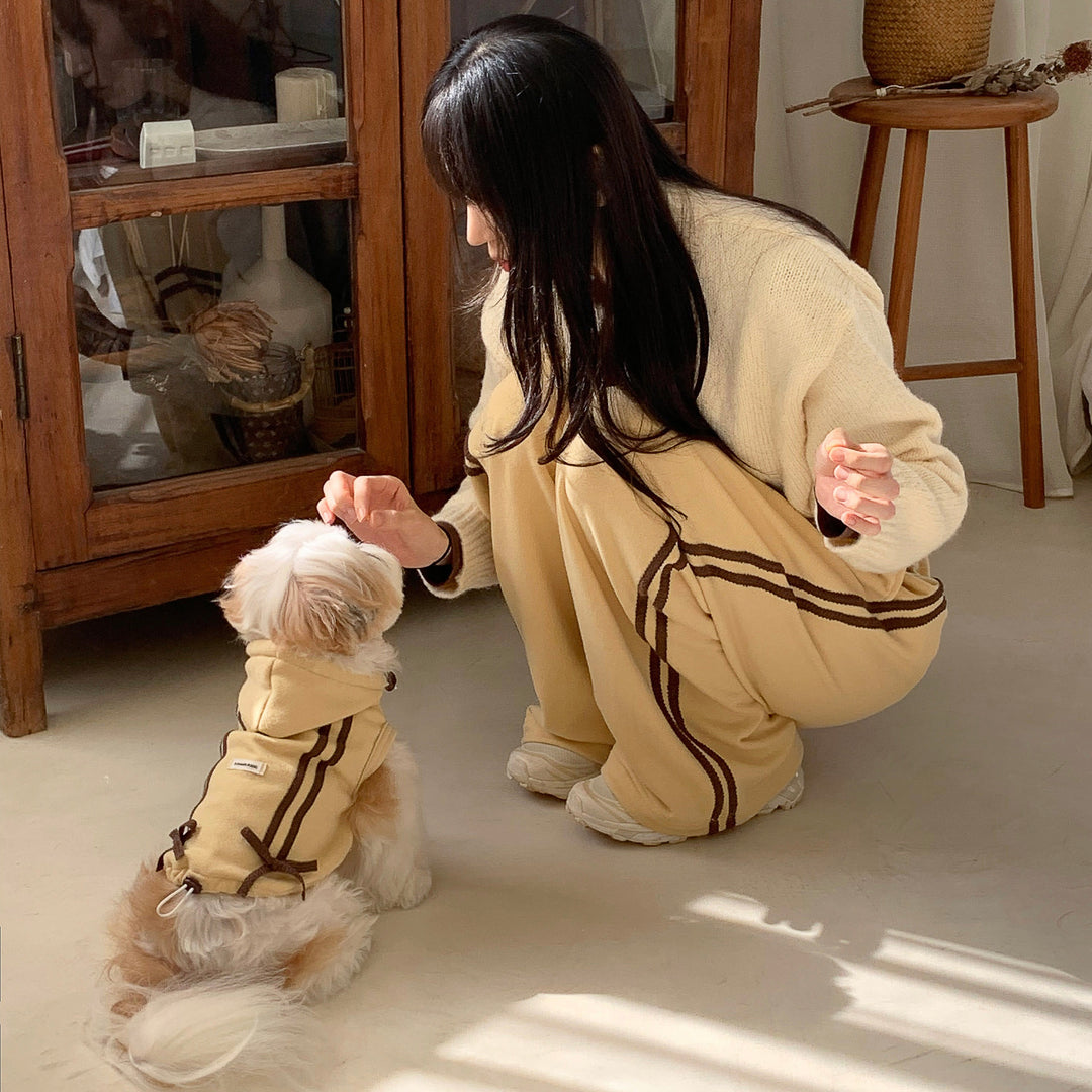 ※予約販売【DURANG RURANG】Ribbon Track Jogger Pants（4Color）