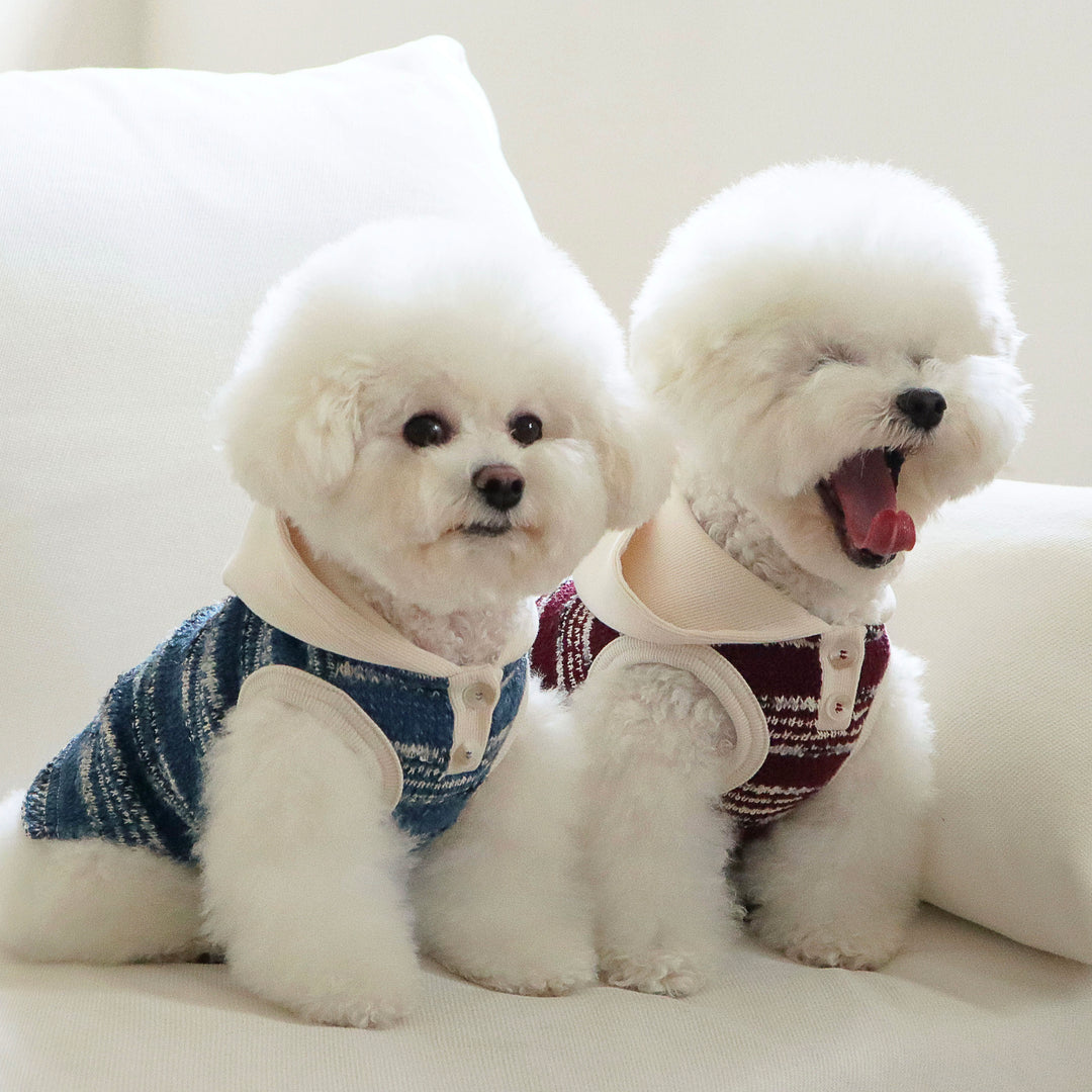 ※予約販売【DURANG RURANG】Snow Boucle Knit（Plum Burgundy）