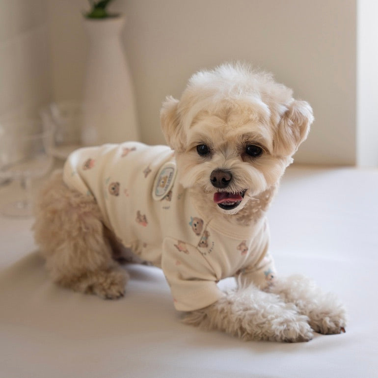 ※予約販売【Bailey】Teddy T-shirt（Teddy Ivory）