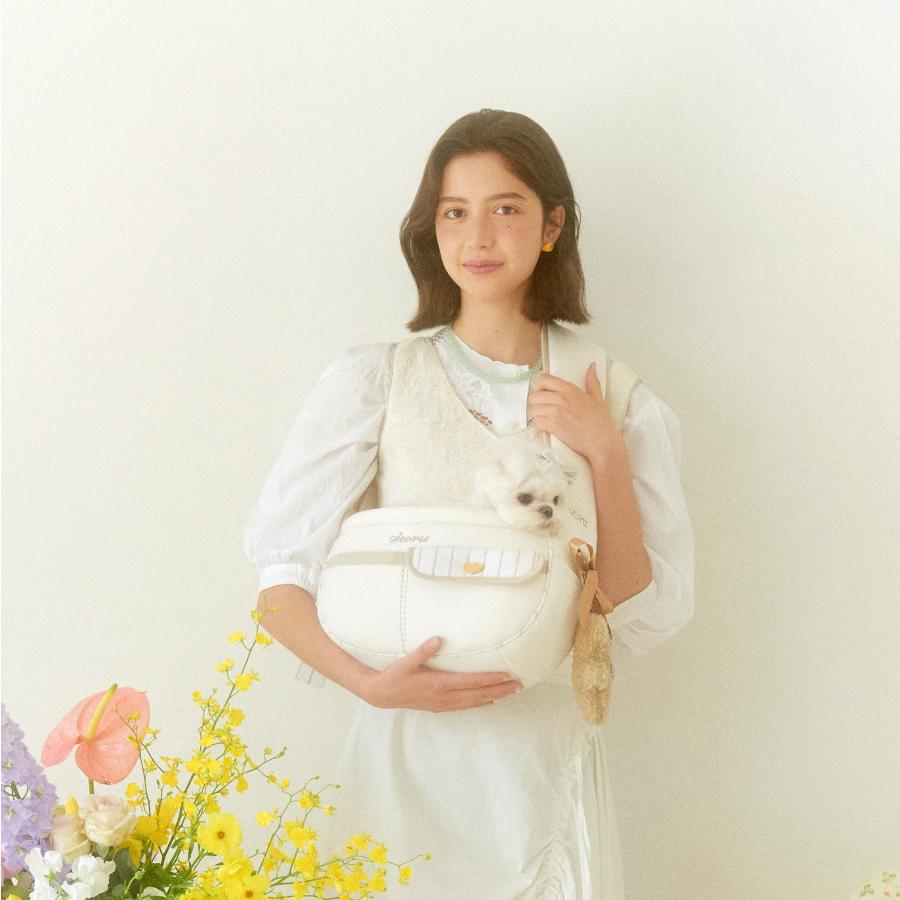 ※予約販売【seoru】Soft Valentine bag (beige)