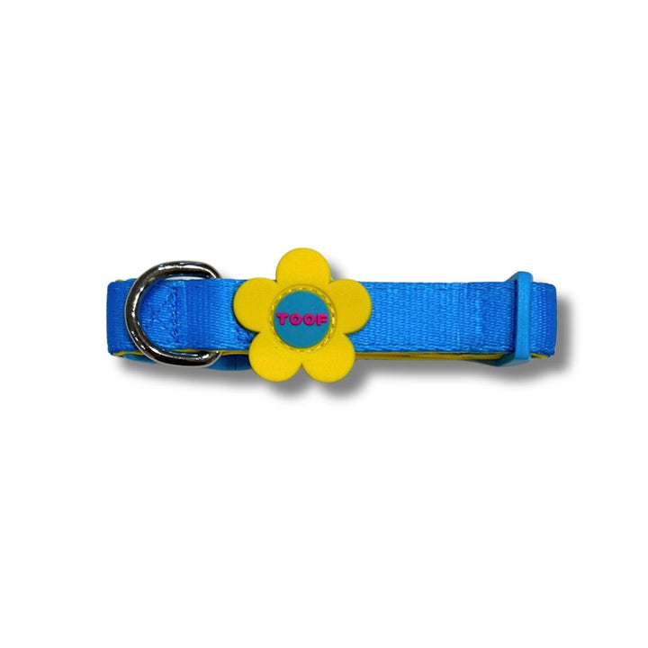 即納【TOOF】FLOWER LOGO NECK COLLAR（BLUE/YELLOW）