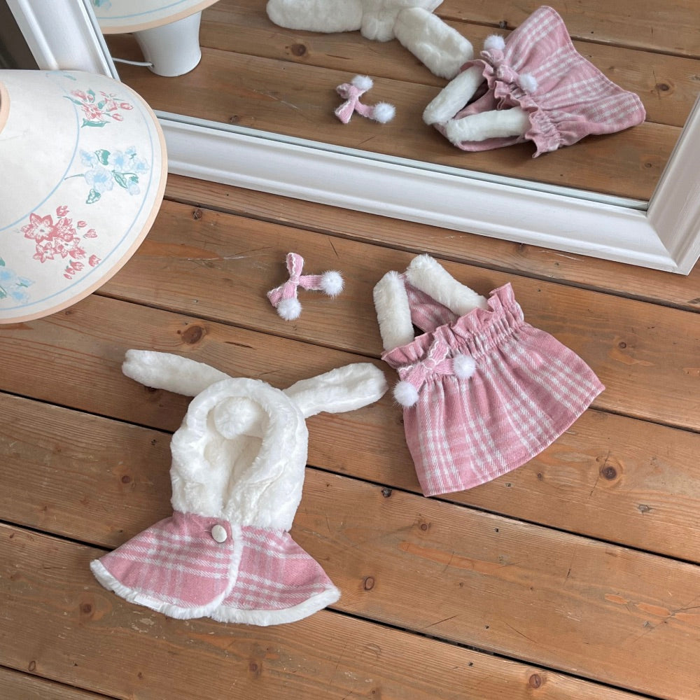 ※予約販売【Hi Yeboo】Audrey Bunny Cape（Pink）