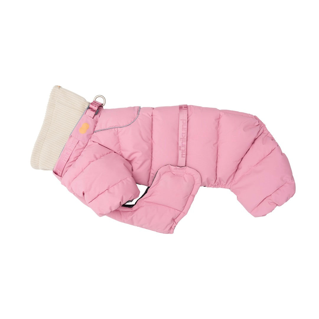 ※予約販売【munikund】Thermal Up Padding Air 2 Overall -（Dusty Pink）