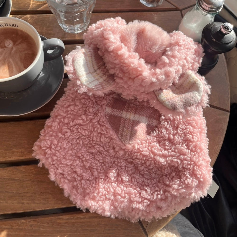 ※予約販売【Hi Yeboo】Teddy Vest（Pink）