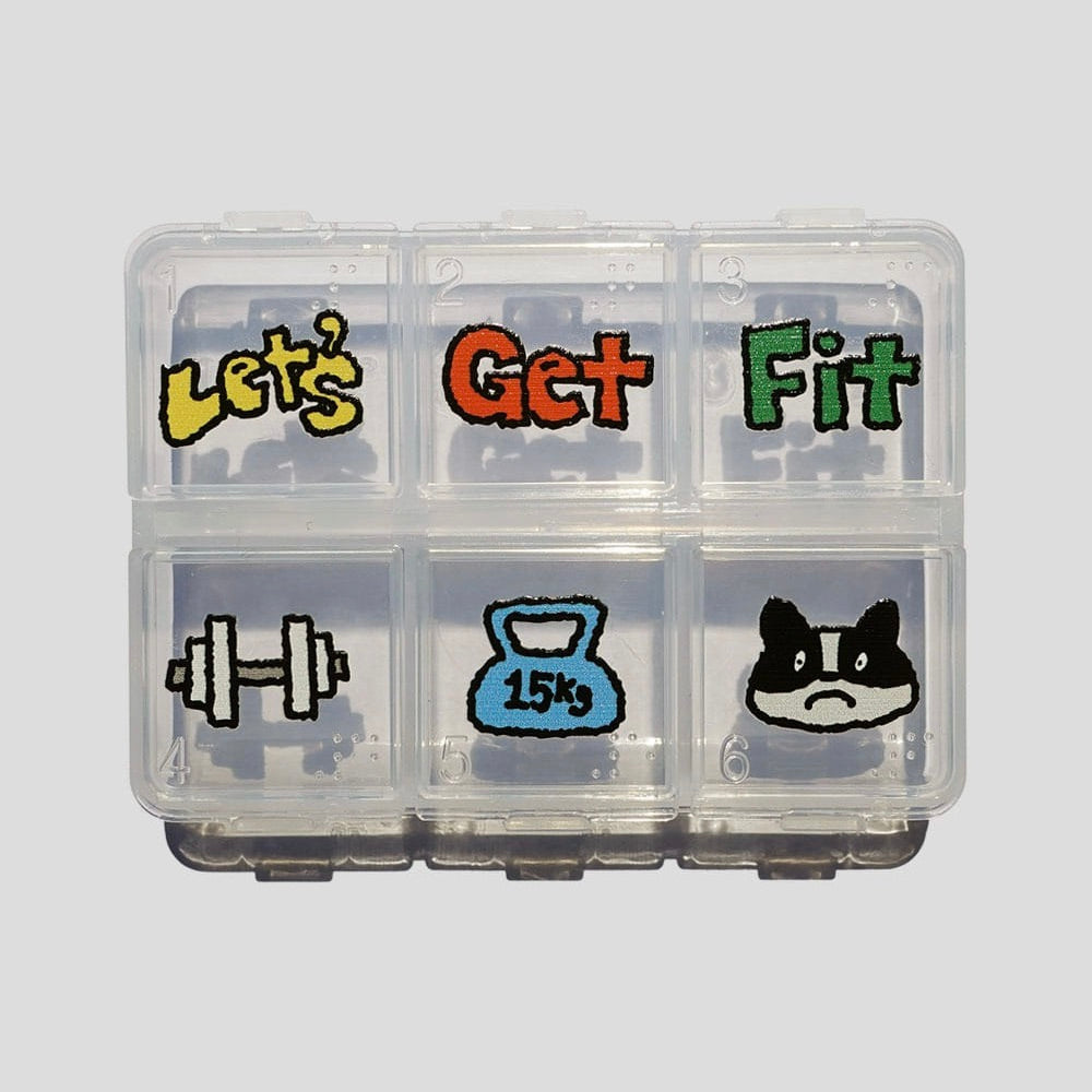 ※予約販売【CRR】6 compartment square pill case health