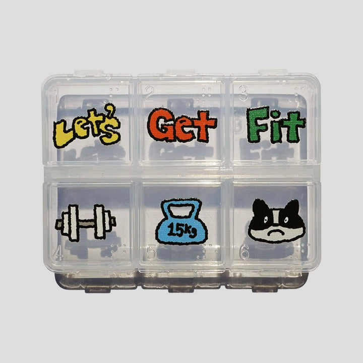 ※予約販売【CRR】6 compartment square pill case health