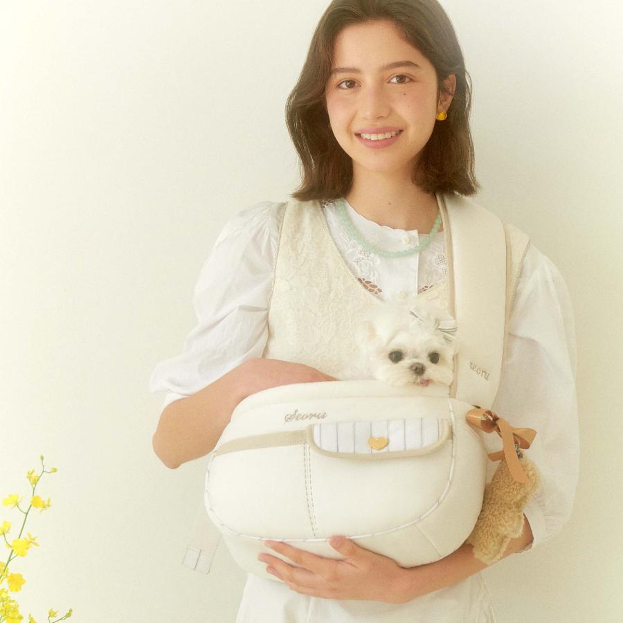 ※予約販売【seoru】Soft Valentine bag (beige)