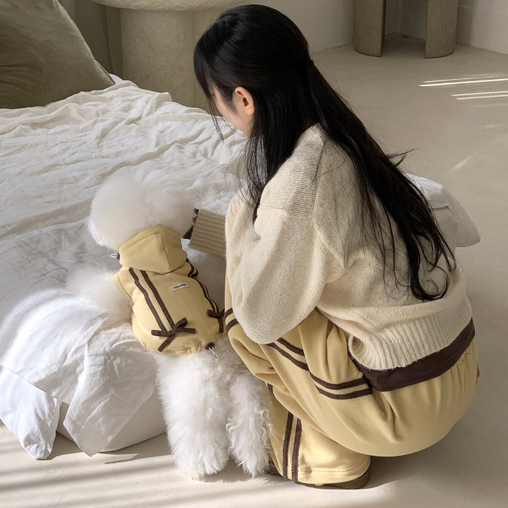 ※予約販売【DURANG RURANG】Ribbon Track Jogger Pants（4Color）